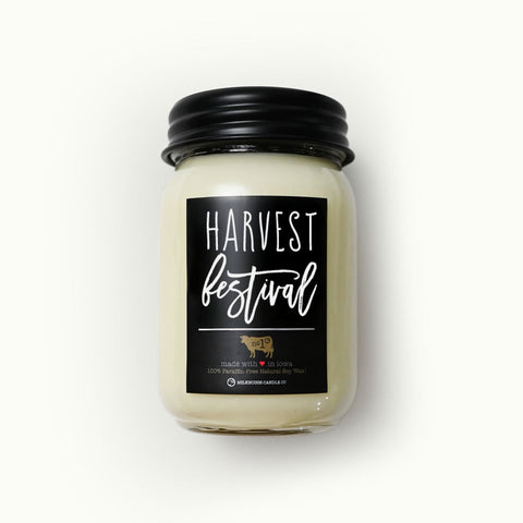 Farmhouse Mason Jar Candle - Harvest Festival