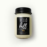 Farmhouse Mason Jar Candle - Hello Fall