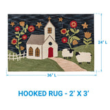 Chapel On The Hill Hooked Rugs
