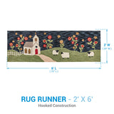 Chapel On The Hill Hooked Rugs