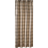 Toffee & Elm Plaid Shower Curtain