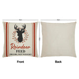 Reindeer Farm Pillow Cover Set of 2