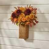 Brinkley Vase Rattan Wall Basket