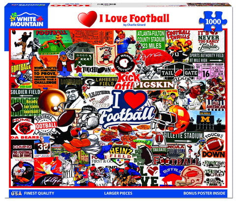 I Love Football Puzzle