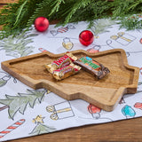 Christmas Wood Tree Snack Tray