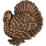 Hammered Turkey Napkin Rings Set of 4
