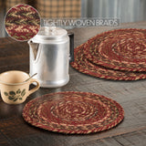 Cider Spice Braided 8" Trivet Set of 3