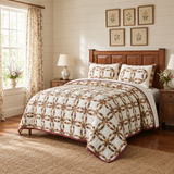Wedding Rings Quilt Set lifestyle image