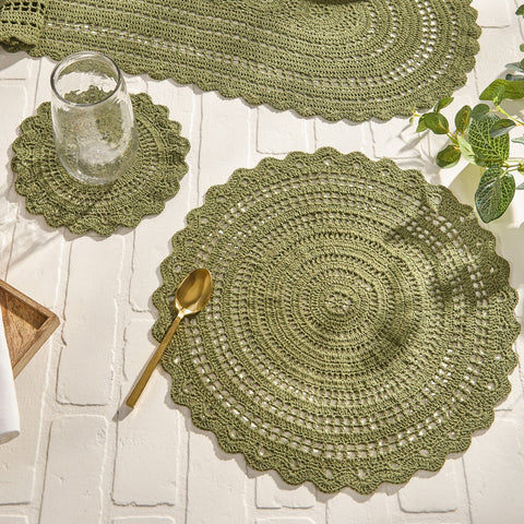 Allison Placemat - Sage Green-Lange General Store
