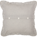 Hatteras Seersucker Blue Ticking Stripe Euro Sham-Lange General Store