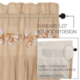 Ashlynn Cotton Mill Valance-Lange General Store