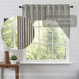 Ashlynn Ticking Stripe Swag Curtains