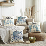 Autumn Blessings Pillow Cover Set of 4