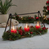 Bar & Loop Candle Centerpiece-Lange General Store