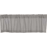 Baxter Burlap Dove Grey Valance-Lange General Store