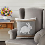 Burlap Bunny Pillow-Lange General Store