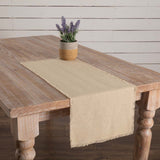 Burlap Vintage Fringed Table Runners-Lange General Store