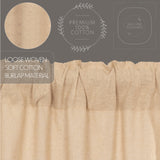 Baxter Burlap Vintage Tan Prairie Curtains-Lange General Store