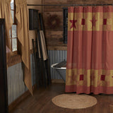 Ninepatch Star Shower Curtain-Lange General Store