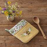 Bee Floral Pot Holder-Lange General Store
