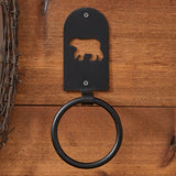 Black Bear Towel Hook Ring-Lange General Store