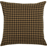Black Check Euro Sham-Lange General Store