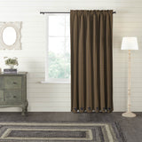 Black Star Blackout Panel Curtain-Lange General Store