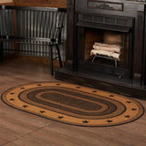 Blackstone Farm Star Collection Jute Rugs - Oval - Lange General Store