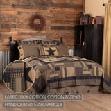 Black Check Star Quilt-Lange General Store