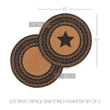Blackstone Farm Star Trivet 15" Set of 3