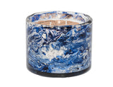 Blown Glass Tumbler Candle - Wind Blue-Lange General Store