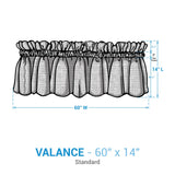 Blue Wisp Valance-Lange General Store