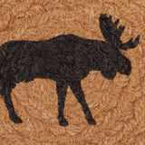 Moose Natural Braided Coasters-Lange General Store