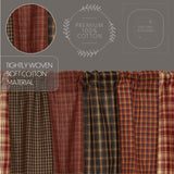 Brick Raven Patchwork Valance-Lange General Store