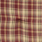Brick Raven Plaid Chair Pad-Lange General Store