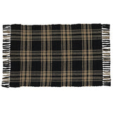 Bridgeton Black and Tan Rag Rug-Lange General Store