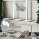 Brushed Metal Bird Ornament Set of 6-Lange General Store