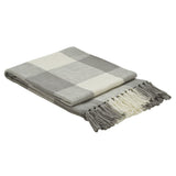 Wicklow Grey Check Throw-Lange General Store