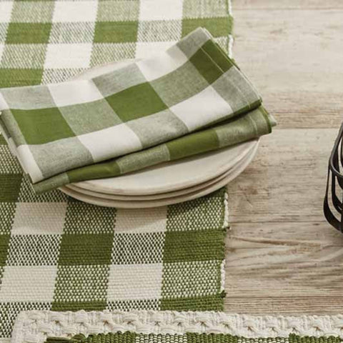 Buffalo Sage Check Napkins-Lange General Store
