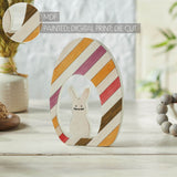 Bunny Hop Bunny In Striped Egg-Lange General Store