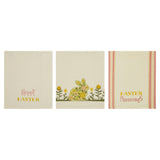 Bunny Hop Floral Bunny & Easter Tea Towel Set of 3-Lange General Store