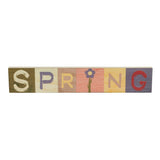 Bunny Hop Multicolor SPRING Block Sign-Lange General Store