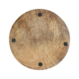 Bunny Hop Wooden Plate Natural w/ Bunny & Wreath-Lange General Store
