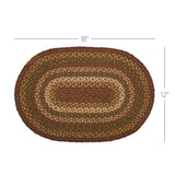 Cabin Patch Braided Placemats Set of 6-Lange General Store