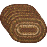 Cabin Patch Braided Placemats Set of 6-Lange General Store