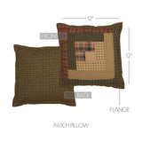 Cabin Patch Pillow 12"-Lange General Store