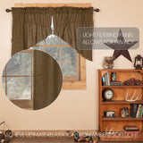 Cabin Patch Prairie Swag Curtains