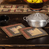 Cabin Patchwork Pot Holders Set of 2