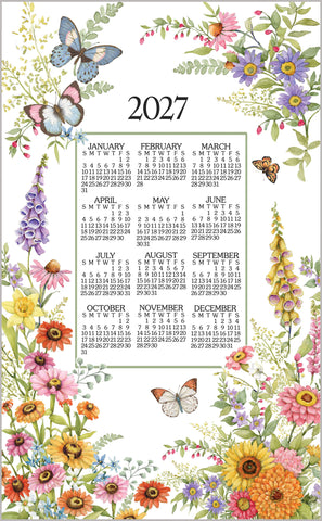 Calendar Towel 2027 - Garden Walk-Lange General Store