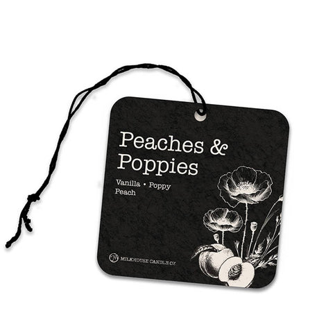 Car Freshener - Peaches & Poppies